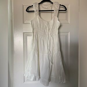 White Dress Baby Doll Milk Maid Style